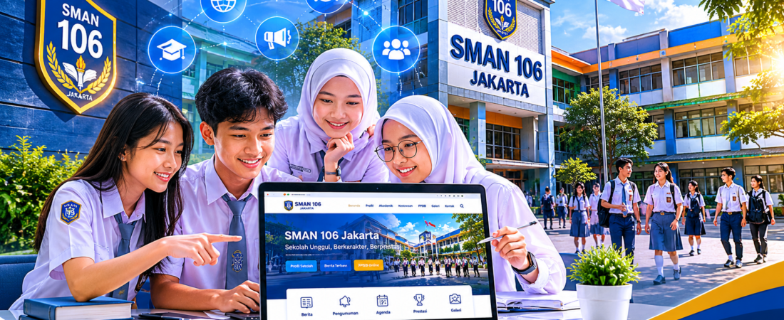 SMAN 106 Jakarta Hadir dengan Website Baru untuk Mendukung Transformasi Pendidikan Digital